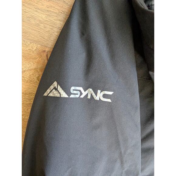 SYNC Timberline Jacket Men Large Black Performance Long Sleeve Hooded Zip Up NWT - Picture 7 of 7